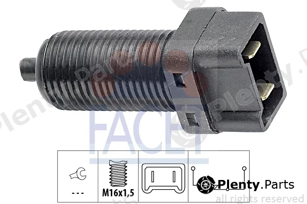 Facet 7.1012 — Stop Light Switch Made in Italy - OE Equivalent