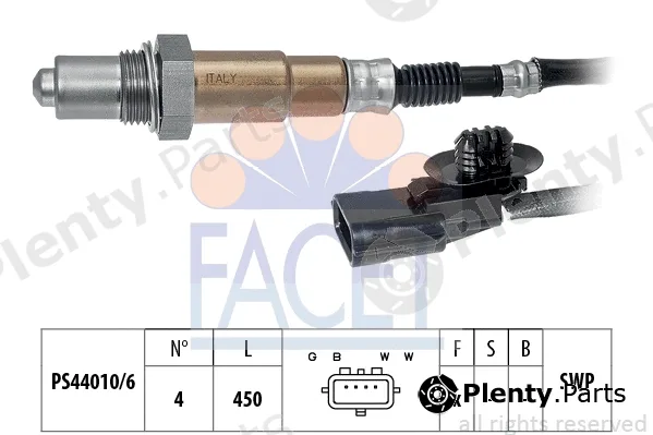 Facet 10.8169 — Lambda Sensor Made in Italy - OE Equivalent