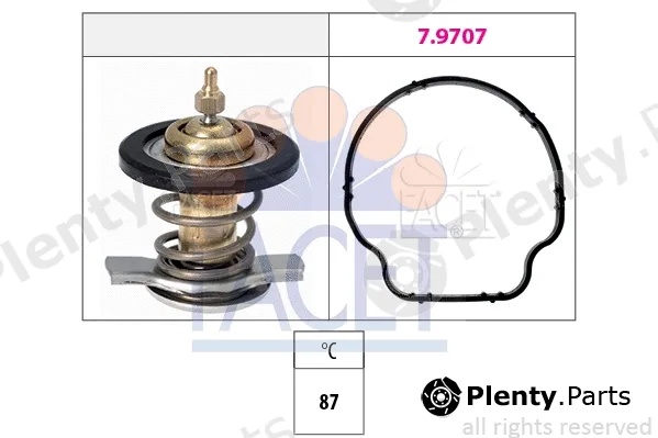 Facet 7.8805 — Thermostat, coolant Made in Italy - OE Equivalent