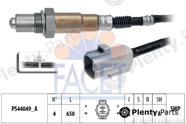 Facet 10.8373 — Lambda Sensor Made in Italy - OE Equivalent