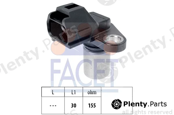 Facet 9.0263 — Sensor, crankshaft pulse Made in Italy - OE Equivalent