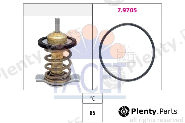 Facet 7.7953 — Thermostat, coolant Made in Italy - OE Equivalent