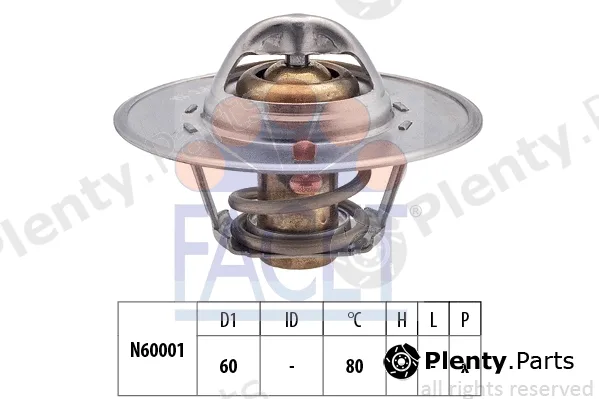 Facet 7.8465S — Thermostat, coolant Made in Italy - OE Equivalent