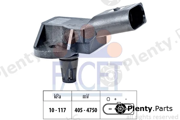 Facet 10.3157 — Air Pressure Sensor, altitude adaption Made in Italy - OE Equivalent