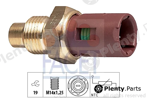 Facet 7.3094 — Sensor, coolant temperature Made in Italy - OE Equivalent