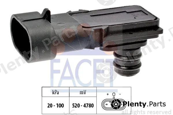 Facet 10.3023 — Air Pressure Sensor, altitude adaption Made in Italy - OE Equivalent