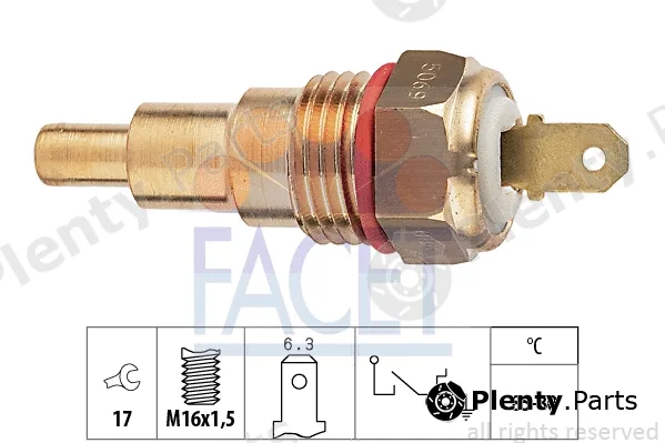 Facet 7.5068 — Temperature Switch, radiator fan Made in Italy - OE Equivalent
