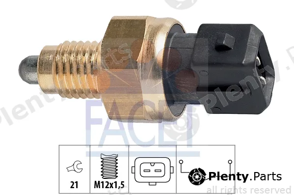 Facet 7.6131 — Switch, reverse light Made in Italy - OE Equivalent