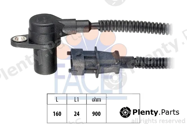 Facet 9.0588 — Sensor, crankshaft pulse Made in Italy - OE Equivalent