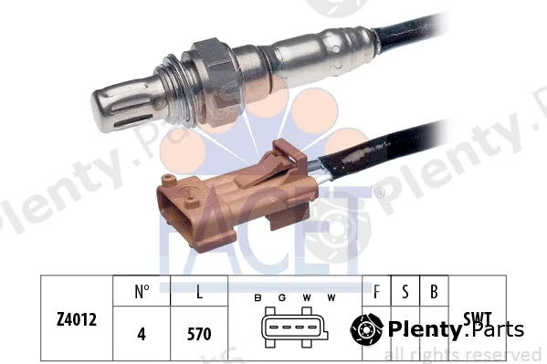 Facet 10.7067 — Lambda Sensor Made in Italy - OE Equivalent