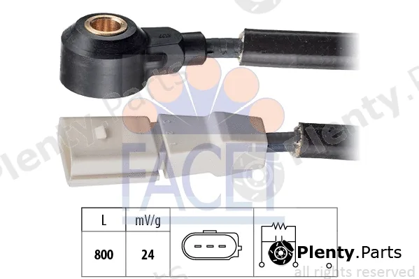 Facet 9.3099 — Knock Sensor Made in Italy - OE Equivalent