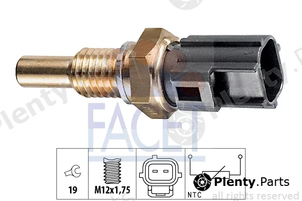 Facet 7.3294 — Sensor, coolant temperature Made in Italy - OE Equivalent
