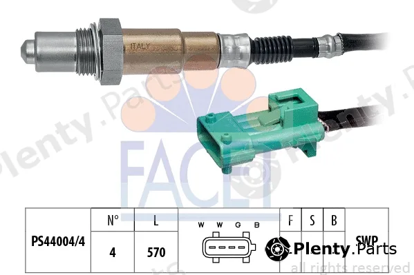 Facet 10.7597 — Lambda Sensor Made in Italy - OE Equivalent