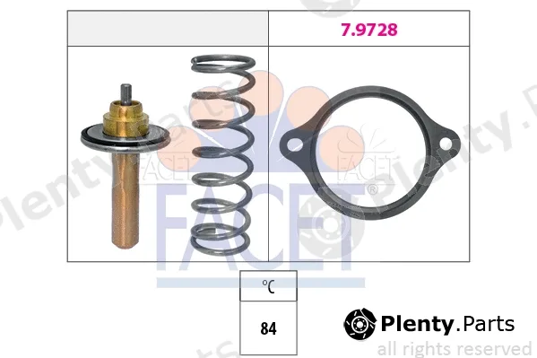 Facet 7.7971 — Thermostat, coolant Made in Italy - OE Equivalent