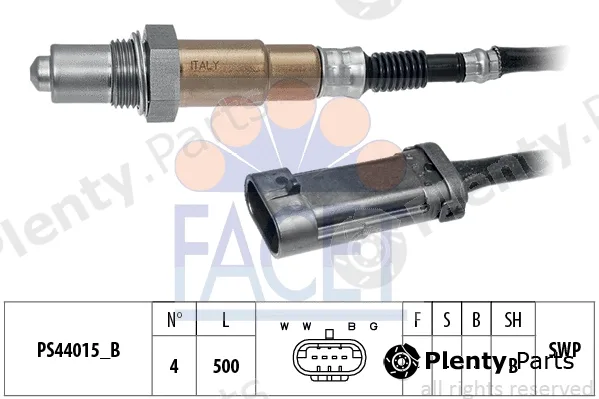 Facet 10.8280 — Lambda Sensor Made in Italy - OE Equivalent