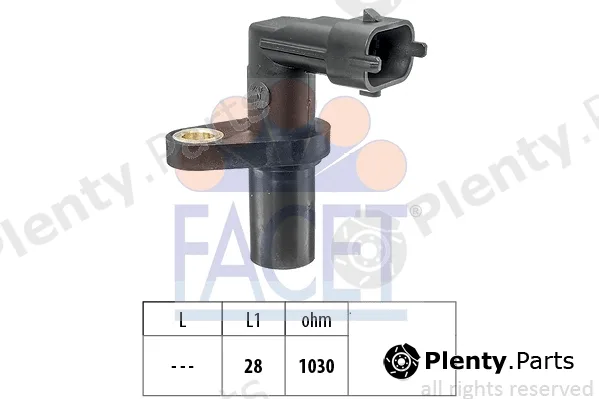 Facet 9.0697 — Sensor, crankshaft pulse Made in Italy - OE Equivalent