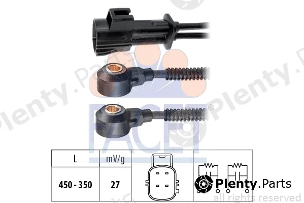 Facet 9.3174 — Knock Sensor Made in Italy - OE Equivalent
