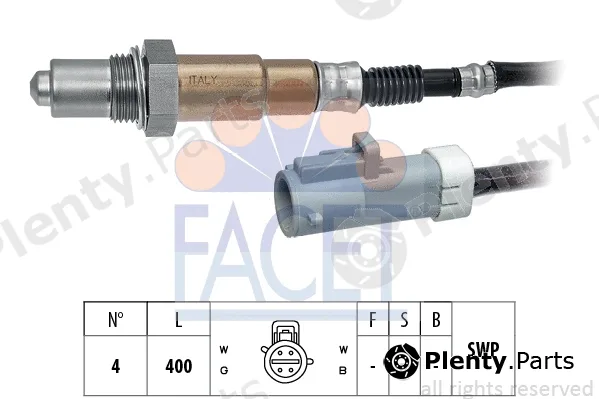 Facet 10.8219 — Lambda Sensor Made in Italy - OE Equivalent