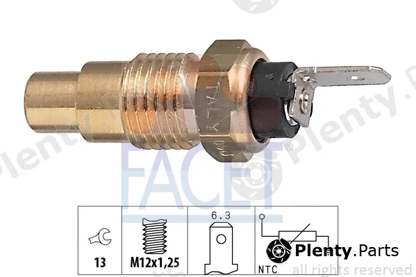 Facet 7.3223 — Sensor, coolant temperature Made in Italy - OE Equivalent