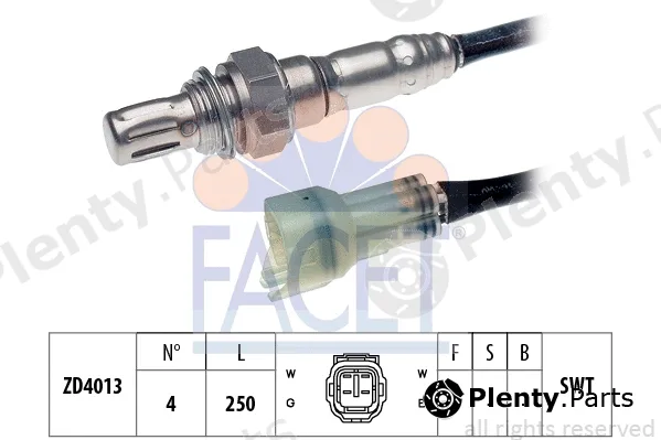 Facet 10.7484 — Lambda Sensor Made in Italy - OE Equivalent