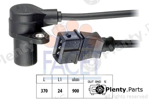 Facet 9.0077 — Sensor, crankshaft pulse Made in Italy - OE Equivalent