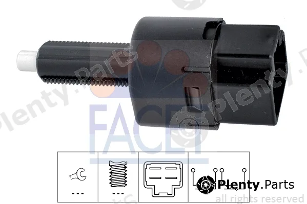 Facet 7.1202 — Stop Light Switch Made in Italy - OE Equivalent