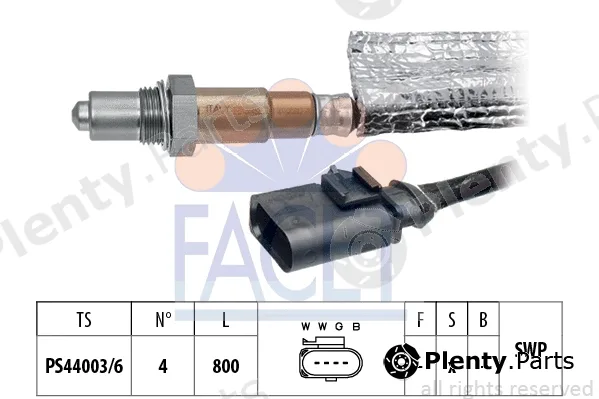 Facet 10.8499 — Lambda Sensor Made in Italy - OE Equivalent