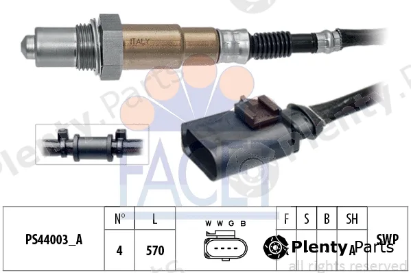Facet 10.8347 — Lambda Sensor Made in Italy - OE Equivalent