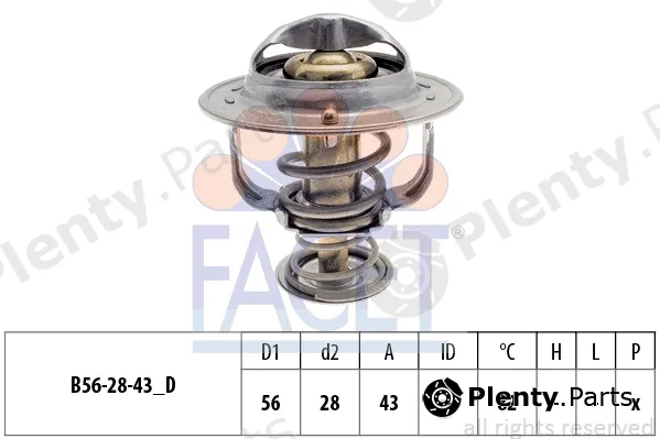 Facet 7.8399S — Thermostat, coolant Made in Italy - OE Equivalent