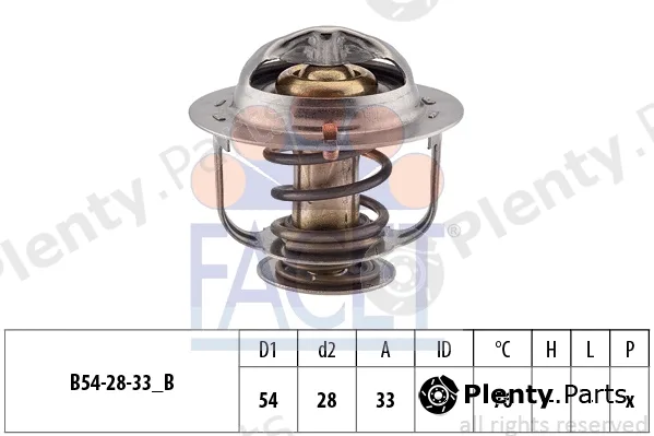 Facet 7.8400S — Thermostat, coolant Made in Italy - OE Equivalent