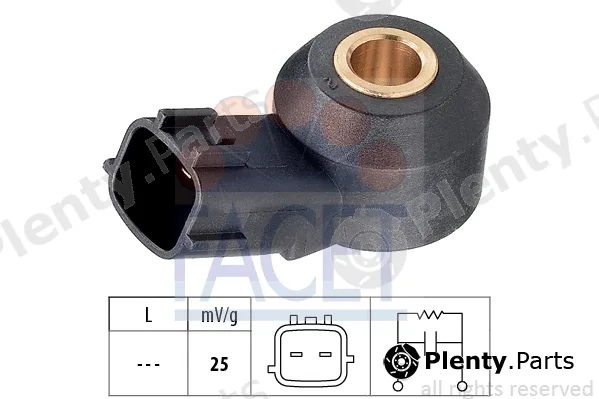Facet 9.3257 — Knock Sensor Made in Italy - OE Equivalent