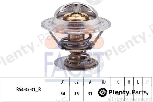 Facet 7.8307S — Thermostat, coolant Made in Italy - OE Equivalent