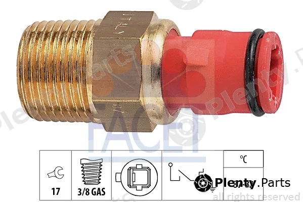 Facet 7.5259 — Temperature Switch, radiator fan Made in Italy - OE Equivalent