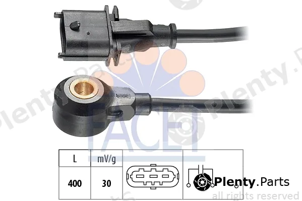 Facet 9.3066 — Knock Sensor Made in Italy - OE Equivalent