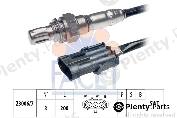 Facet 10.7279 — Lambda Sensor Made in Italy - OE Equivalent