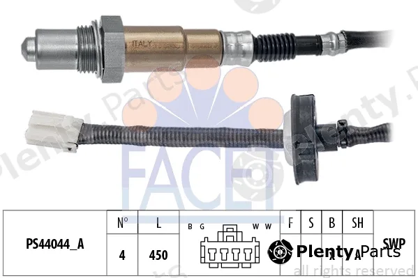 Facet 10.8342 — Lambda Sensor Made in Italy - OE Equivalent