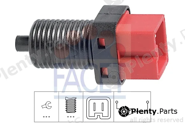 Facet 7.1184 — Stop Light Switch Made in Italy - OE Equivalent