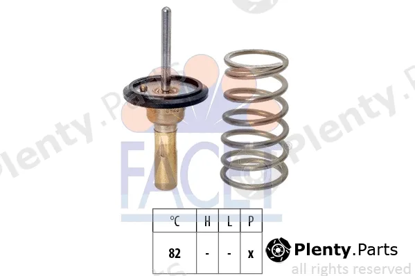 Facet 7.8823S — Thermostat, coolant Made in Italy - OE Equivalent