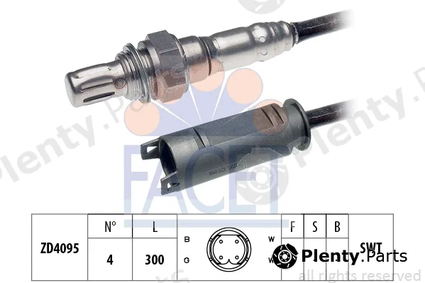 Facet 10.7963 — Lambda Sensor Made in Italy - OE Equivalent