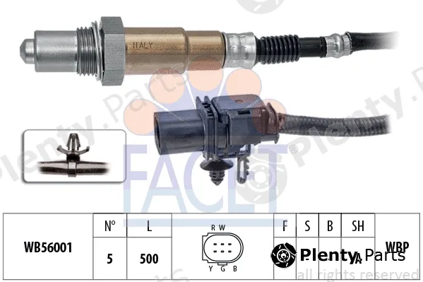 Facet 10.8405 — Lambda Sensor Made in Italy - OE Equivalent