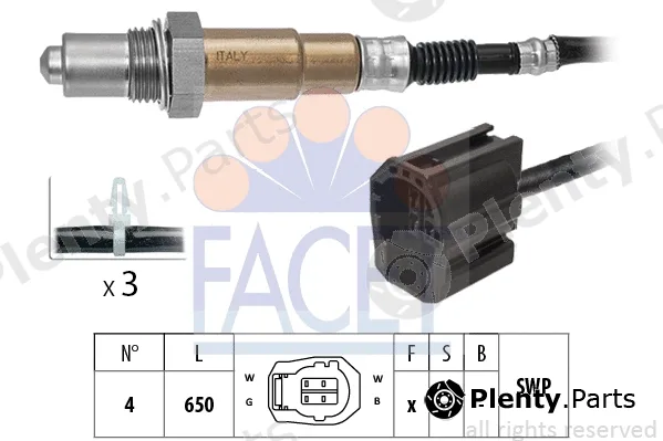 Facet 10.8139 — Lambda Sensor Made in Italy - OE Equivalent