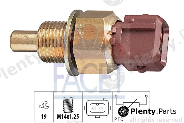 Facet 7.3321 — Sensor, coolant temperature Made in Italy - OE Equivalent