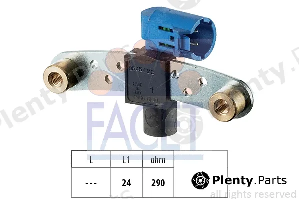 Facet 9.0545 — Sensor, crankshaft pulse Made in Italy - OE Equivalent