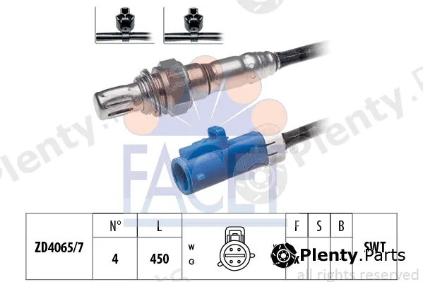 Facet 10.7321 — Lambda Sensor Made in Italy - OE Equivalent