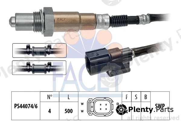 Facet 10.8191 — Lambda Sensor Made in Italy - OE Equivalent