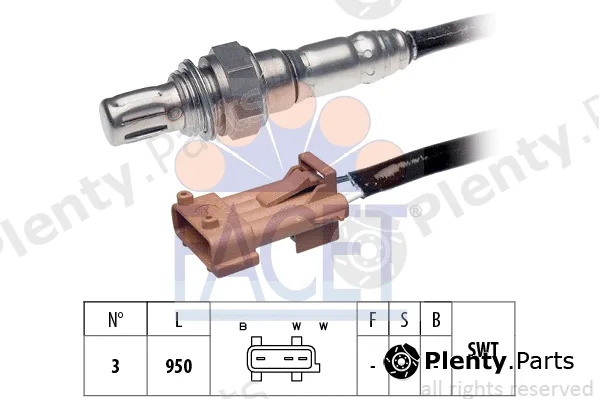 Facet 10.7890 — Lambda Sensor Made in Italy - OE Equivalent