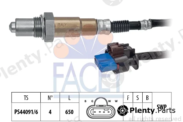 Facet 10.8518 — Lambda Sensor Made in Italy - OE Equivalent