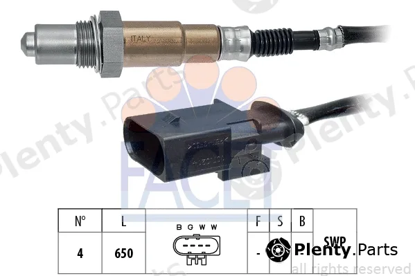 Facet 10.7750 — Lambda Sensor Made in Italy - OE Equivalent