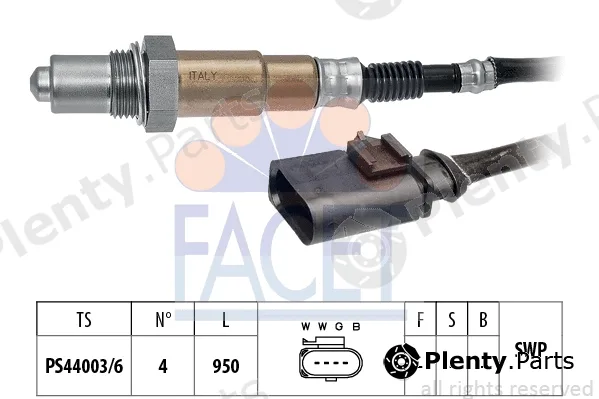 Facet 10.8498 — Lambda Sensor Made in Italy - OE Equivalent