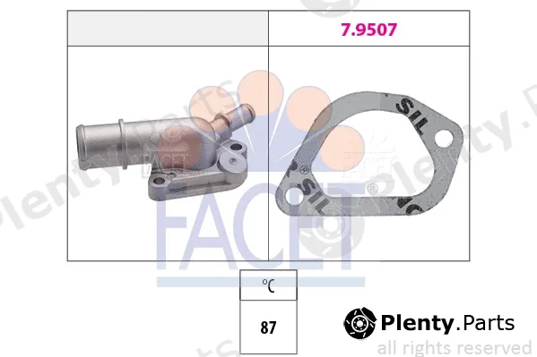 Facet 7.8160 — Thermostat, coolant Made in Italy - OE Equivalent